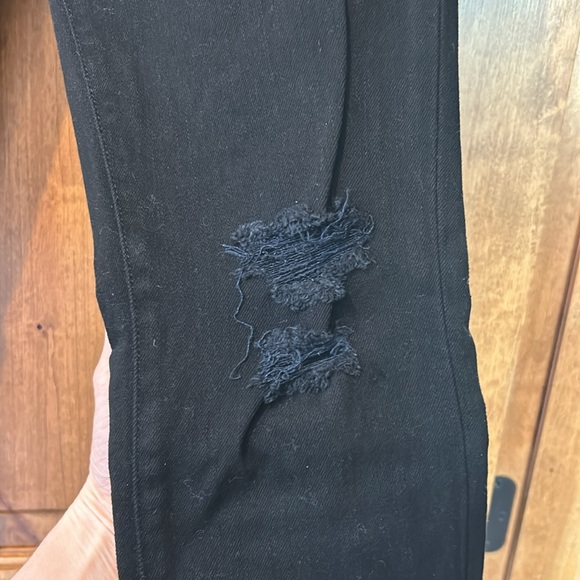 J.Brand Black The Pencil Leg Distressed Jeans - Picture 3 of 7
